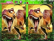 Ice Age dinosaurs spott the difference dinoszaurusz játékok